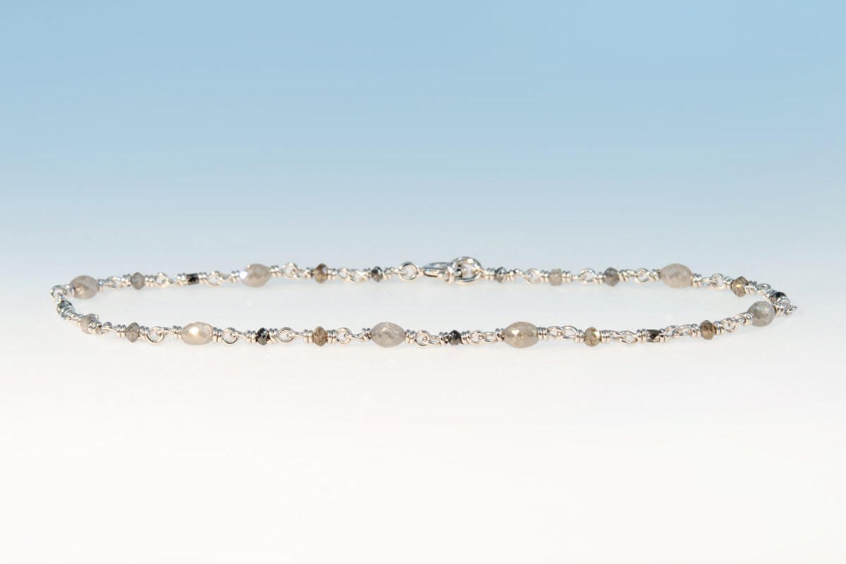 Bracelet diamant weissgold
