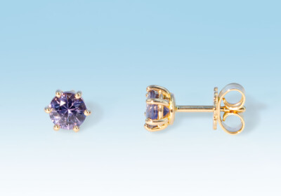 Spinell violett rosegold