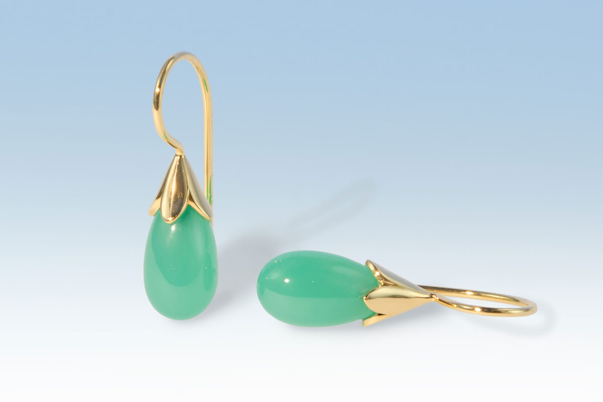 Ohrhaenger gg chrysopras pampeln