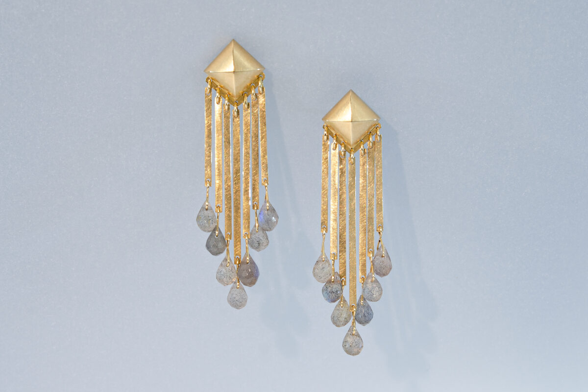 Ohrschmuck gg briolett labradorit