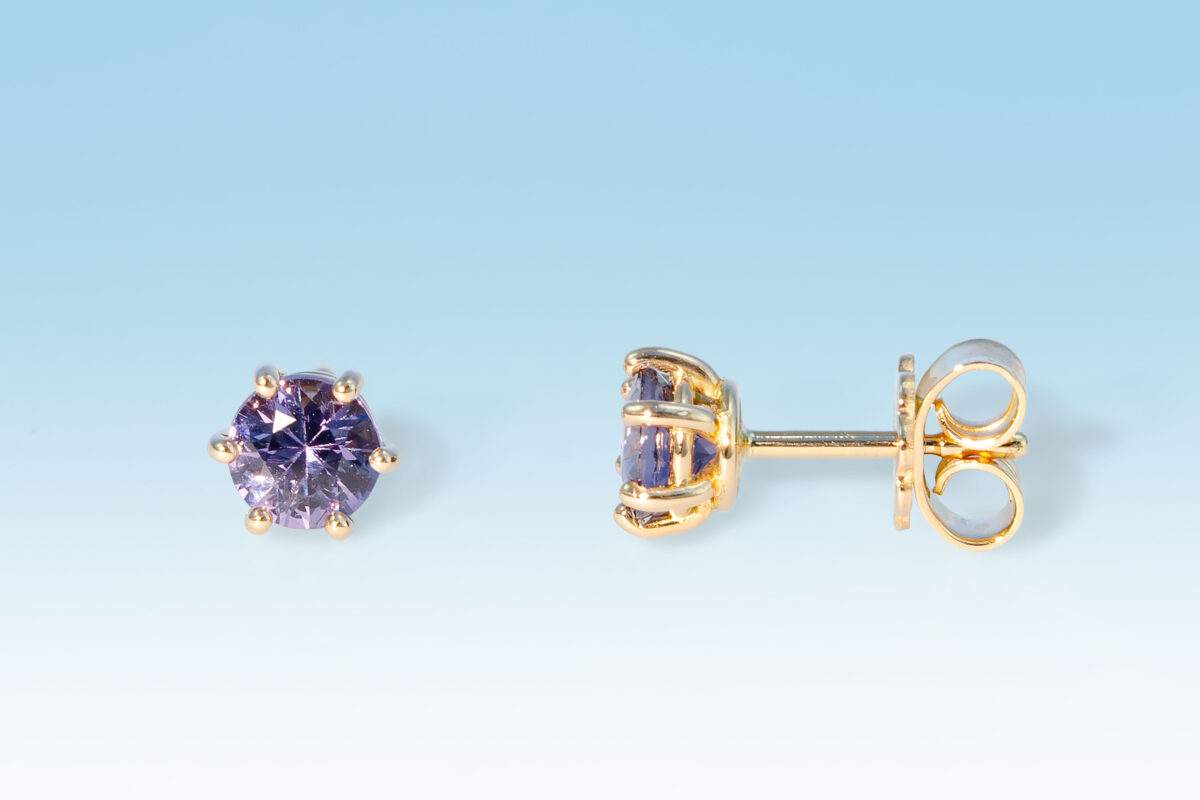 Spinell violett rosegold