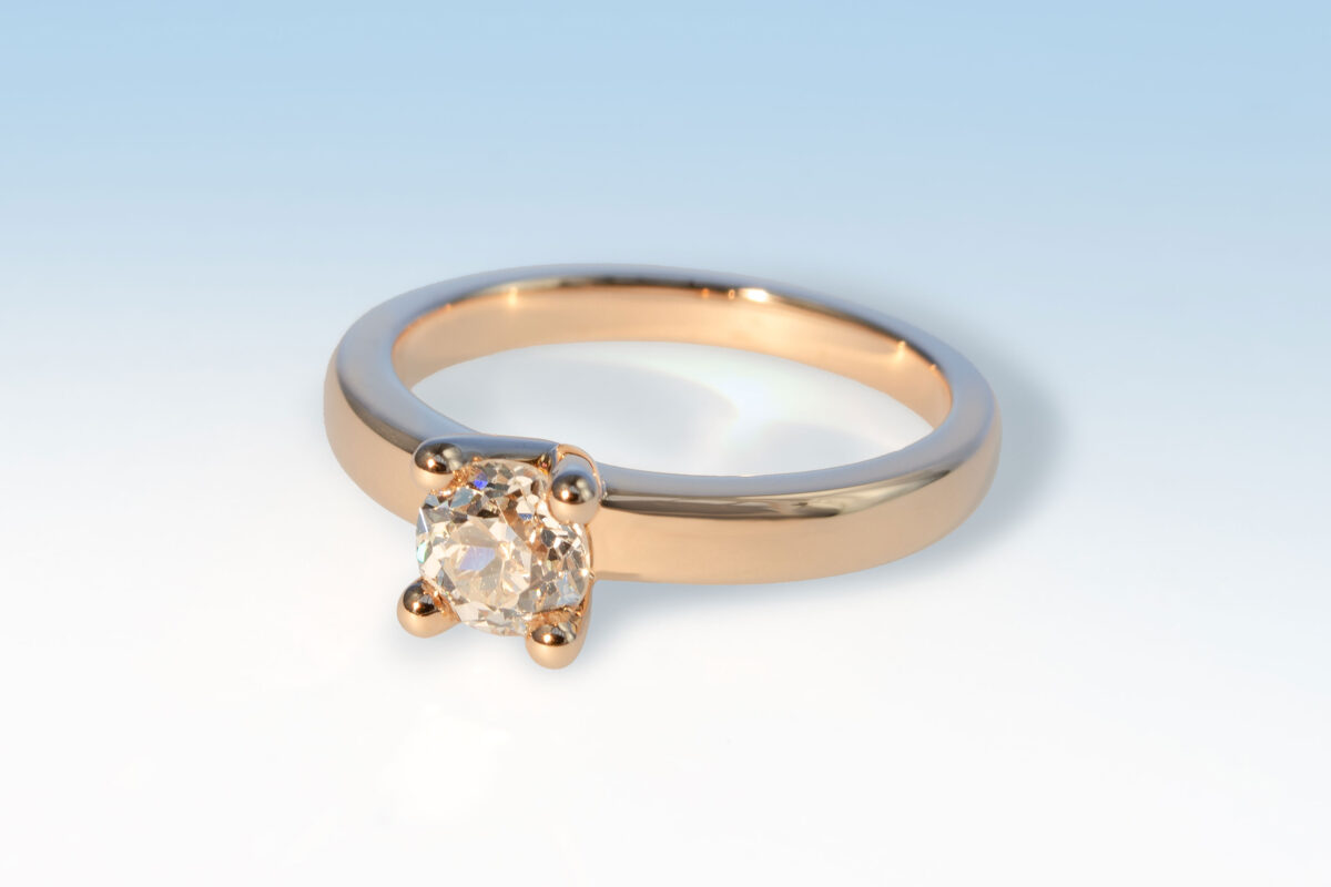 Solitaer rg altschliff 4 griffe