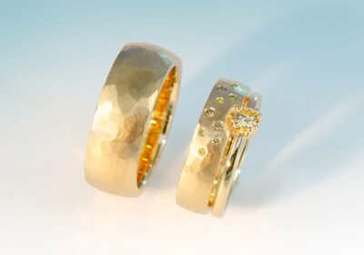 Ringe gg brillanten gelb
