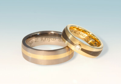 Ringe gg tantal carbon brill