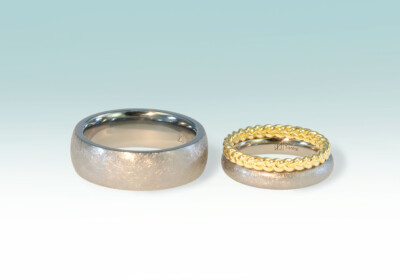 Ringe tantal gelbgold zopf