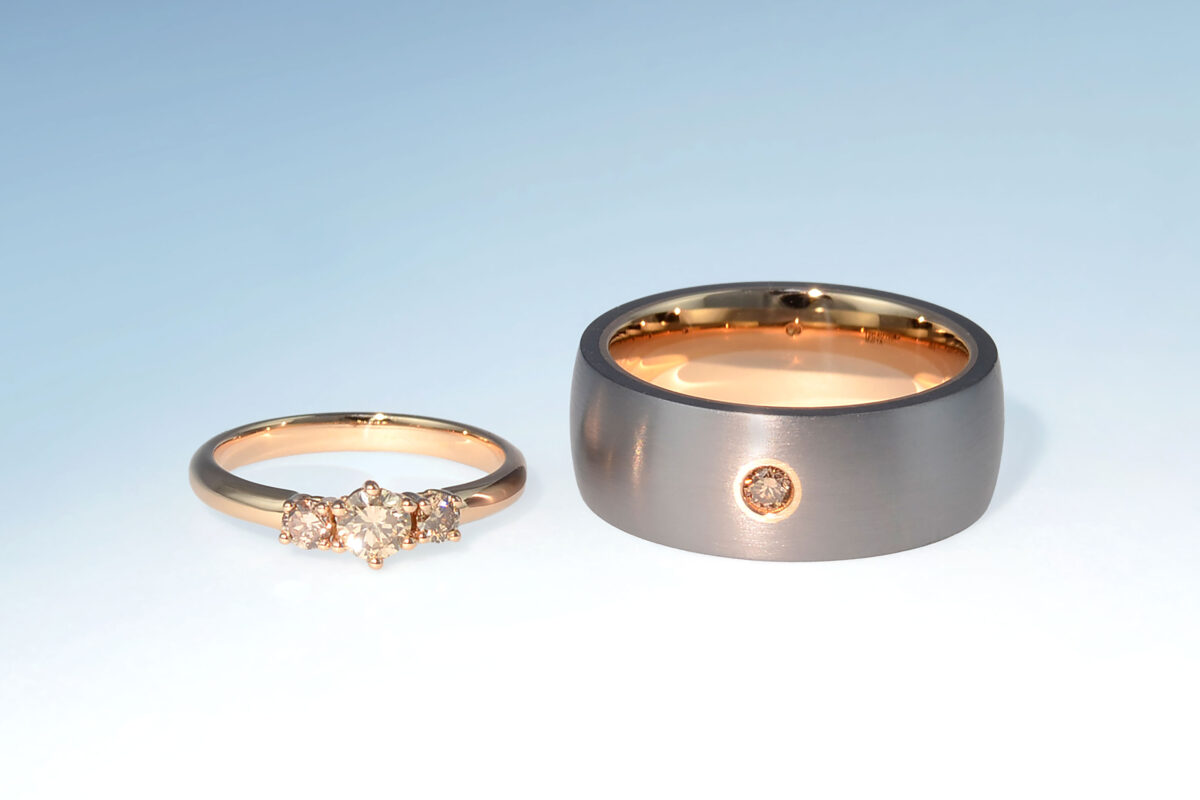 Tantal rg riviere brill braun